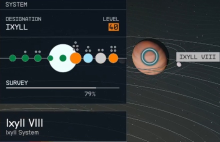 Starfield - Ixyll VIII Planet Location
