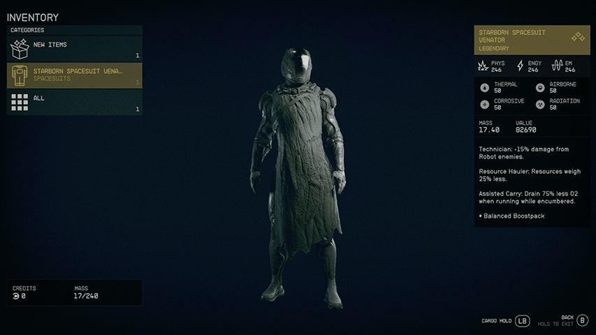 Starfield - Starborn Spacesuit Venator