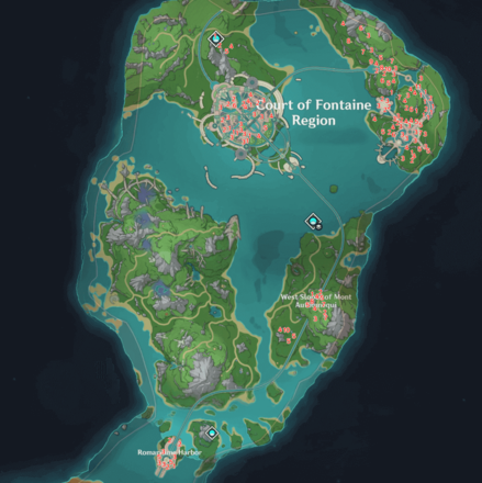 Genshin Impact - How to Get Cypress Wood and Effects - Cypress Wood Map