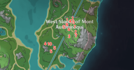 Genshin Impact - How to Get Cypress Wood and Effects - Cypress Wood in Belleau Region