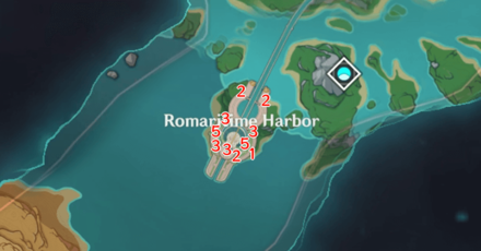 Genshin Impact - How to Get Cypress Wood and Effects - Cypress Wood in Romaritime Harbor