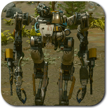 Starfield Ecliptic Robot Model A ID