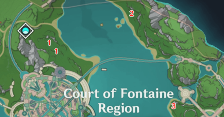 Genshin Impact - How to Get Mallow Wood and Effects - Mallow Wood in Court of Fontaine