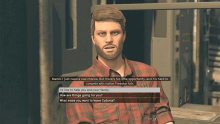 Starfield -  Talk to Marko Jansen