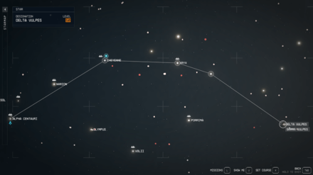 Starfield - Gamma Vulpes System Location