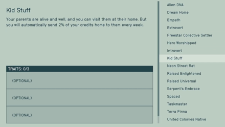 Starfield - Kid Stuff Trait
