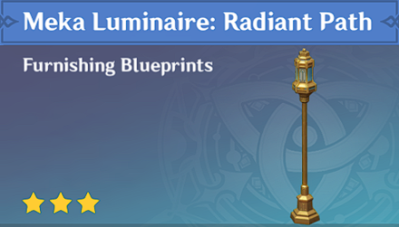 Genshin Impact - How to Get Meka Luminaire: Radiant Path Furnishing