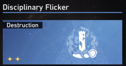 Honkai Star Rail - Path of Destruction Guide - Disciplinary Flicker