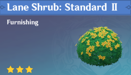 Genshin Impact - How to Get Lane Shrub: Standard II Furnishing