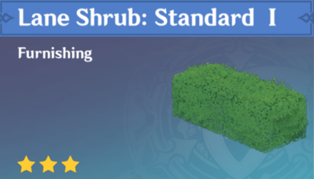 Genshin Impact - How to Get Lane Shrub: Standard I Furnishing