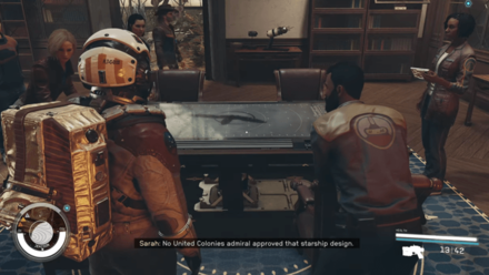 Starfield - Attend the Lodge Meeting