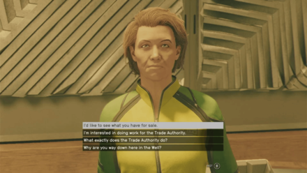 Starfield - Selling at Trade Authority