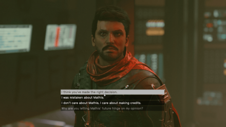 Starfield - One Last Chance to Keep Mathis in the Crimson Fleet
