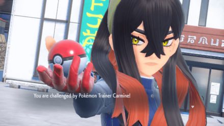 Pokemon Scarlet and Violet - Carmine Battle