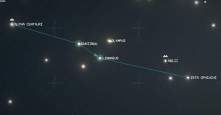 Starfield - Zeta Ophiuchi Star Map Overview