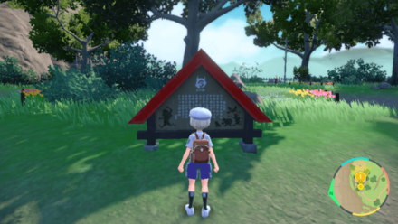 Pokemon Scarlet and Violet - Loyalty Plaza Signboard