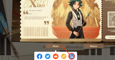 Genshin - Overture of Wandering Notes - Click Share and Press the Save Image Option