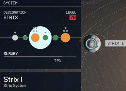 Starfield - Strix I Planet Location