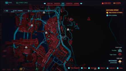 Cyberpunk - Westbrook map