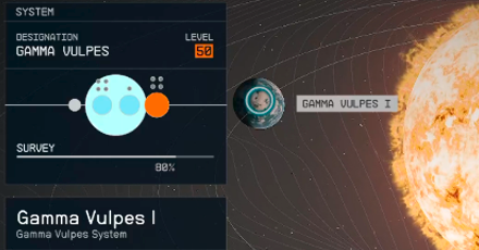 Starfield - Gamma Vulpes I Planet Location