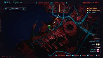 Cyberpunk - Pacifica map