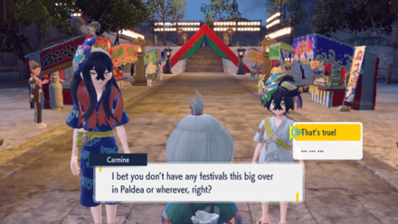 Pokemon Scarlet and Violet - Festival of Masks at Kitakami Hall