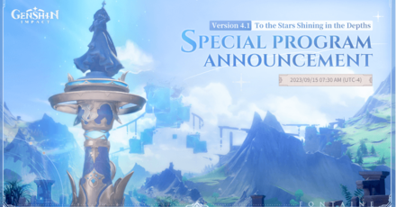 Genshin - 4.1 Livestream Announcement