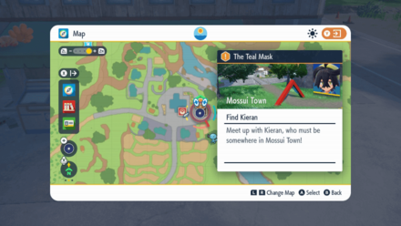 Pokemon Scarlet and Violet - Kieran Location