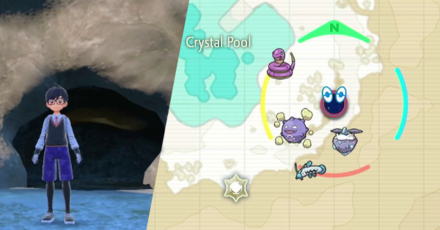 Pokemon SV - Feebas Guide - Oni Mountain Crystal Pool Entrance