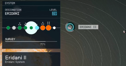 Starfield - Eridani II Planet Location