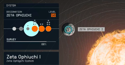 Starfield - Zeta Ophiuchi I Planet Location
