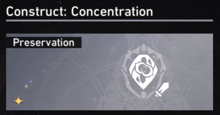 Honkai Star Rail - Path of Preservation Guide - Construct - Concentration