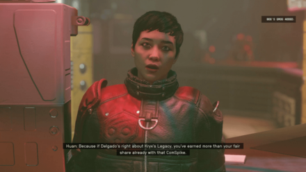 Starfield - Talk to Huan at the Last Nova