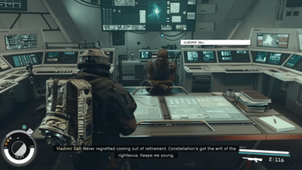 Starfield - Talk to Vladimir After the Check Ups