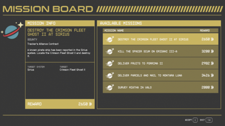Starfield - Accept Missions from the Mission Board