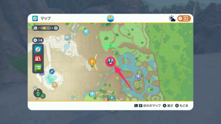 Pokemon Scarlet and Violet The Teal Mask - Fezandipiti Detailed Map Location