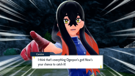 Pokemon Scarlet and Violet - Catching Ogerpon