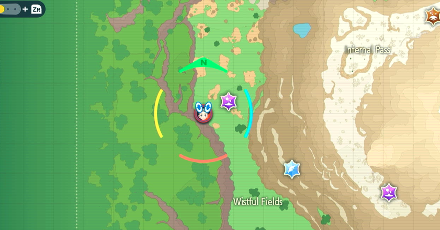 Pokemon Scarlet and Violet The Teal Mask - Razor Fang Map