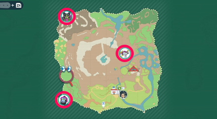 Pokemon Scarlet Heroes of Kitakami Map