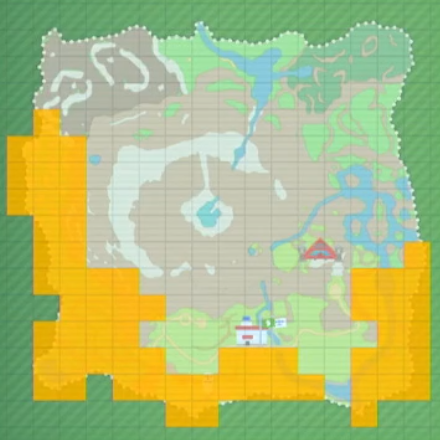 Cutiefly Teal Mask Location Map