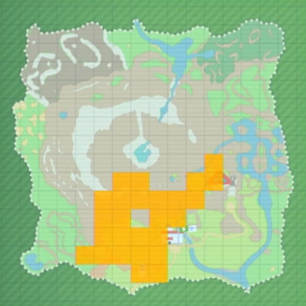 Pichu Teal Mask Location Map