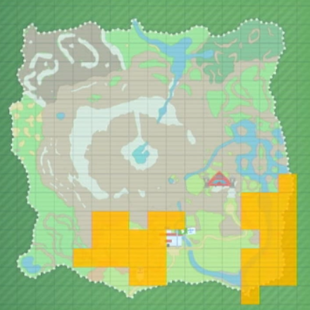 Bellsprout Teal Mask Location Map