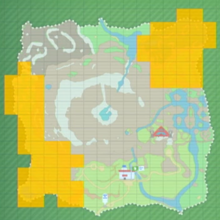 Grubbin Teal Mask Location Map