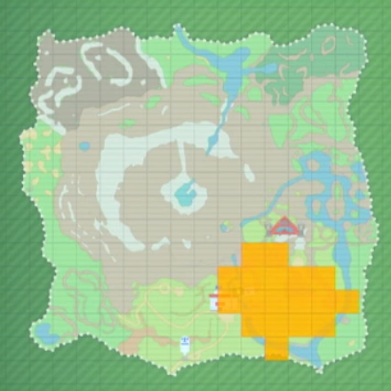 Kricketune Teal Mask Location Map
