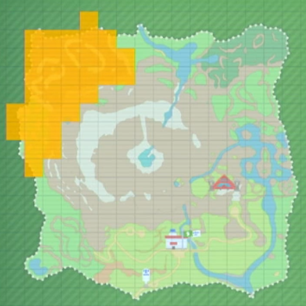 Nosepass Teal Mask Location Map