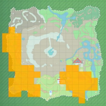 Petilil Teal Mask Location Map