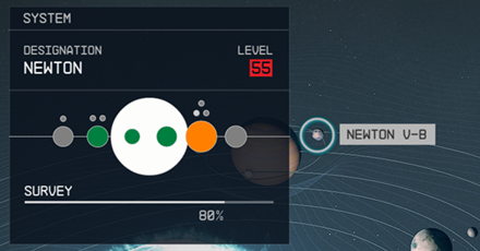 Starfield - Newton V-b Planet Location
