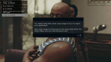 Starfield - Ship Grav Jump Requirements