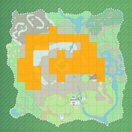 Bronzor Teal Mask Location Map