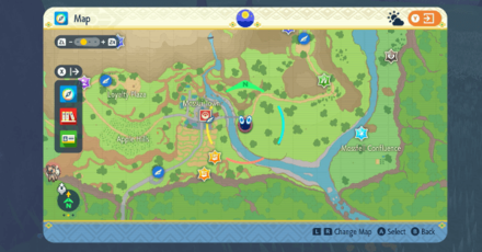 Pokemon Scarlet and Violet - Jacq Map View